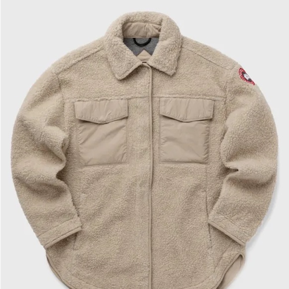 Women’s Canada Goose Beige Sherpa Jacket